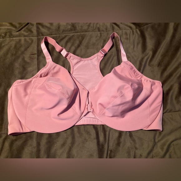 Glamorise brand, size 46DD, front clasp, comfortable bra - Picture 1 of 4